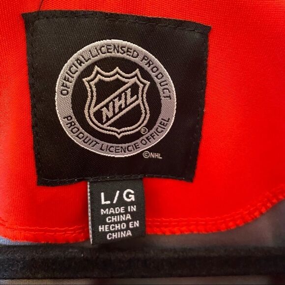 NHL Chicago Blackhawks Pullover Jacket Sz L - Picture 6 of 6
